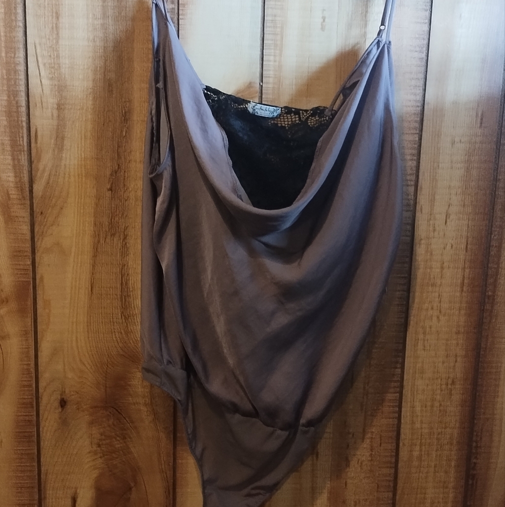 Intimately Free People Thong Bodysuit M